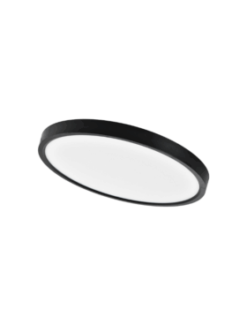Plafón LED 22W CCT interruptor selector 23 centímetros negro