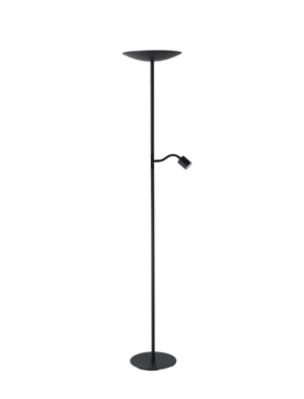 Lampara de pie led CANIVARINO 30,5w negro