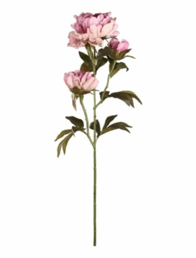 Flor artificial rosa