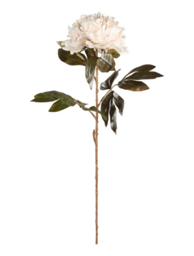 Flor artificial crema
