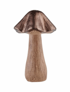 Figura decorativa SETA bronce beige