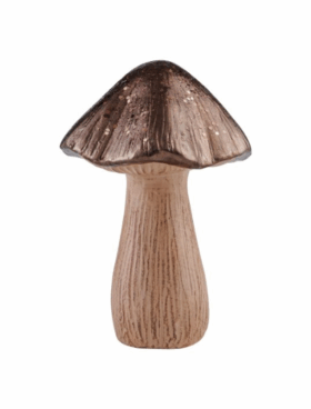 Figura decorativa SETA bronce beige