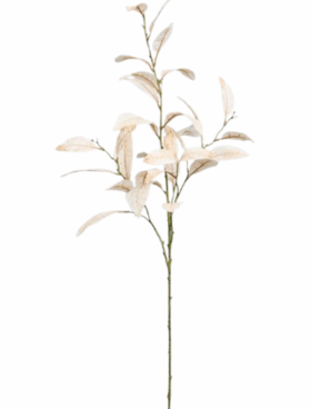 Flor artificial KAPOK crema 105cm
