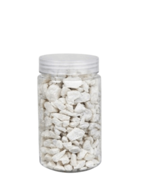 Bote 660gr cristales rosa palo