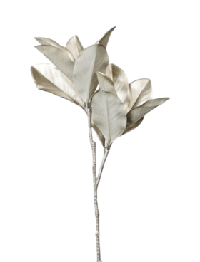 Flor artificial MAGNOLIA champagne 75cm