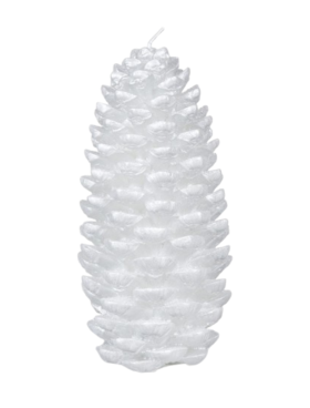 Vela PIÑA plata 18cm