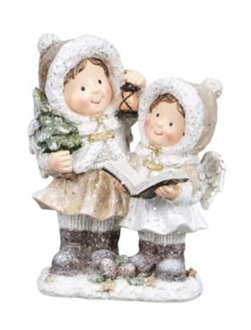Figura ANGELITAS navidad 23cm