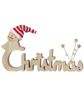 Figura CHRISTMAS navidad 23x13cm