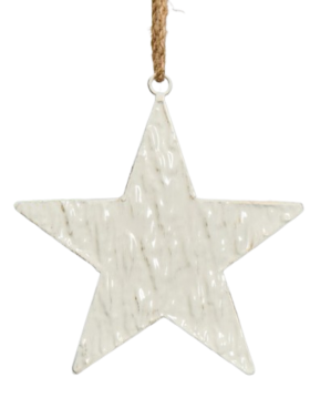 Figura colgante ESTRELLA 20cm metal