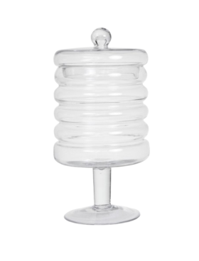 Bombonera 38,5cm cristal transparente