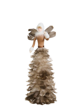 Figura HADA DE LOS BOSQUES 51cm plumas