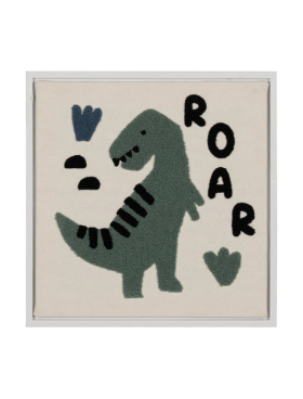 Cuadro infantil DINO 30x30 centímetros verde