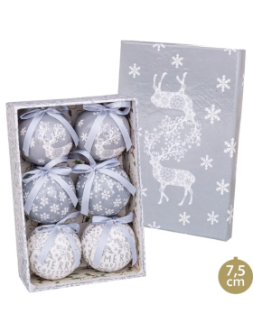 Bolas para árbol de navidad 7,5cm