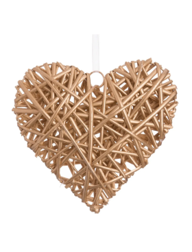 Figura colgante CORAZÓN 20cm oro