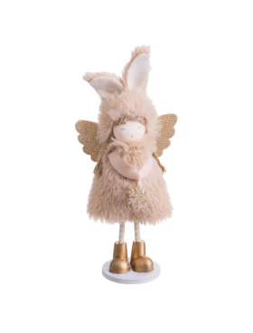 Figura ANGEL tejido beige 18cm