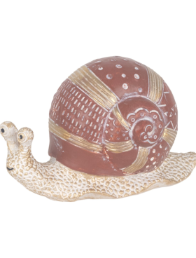 Figura CARACOL resina 11cm