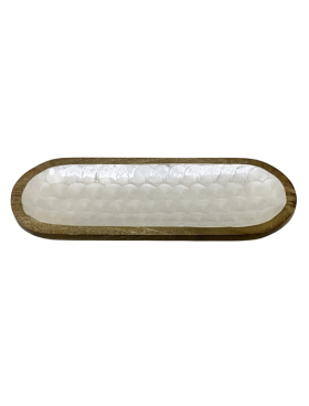 Bandeja pequeña 33cm nácar