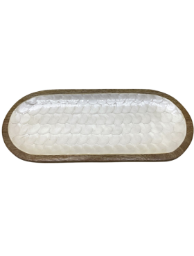 Bandeja mediana 38cm nácar