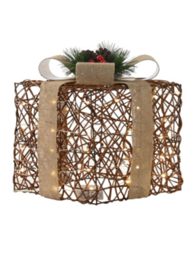 Paquete decorativo led 26cm grande