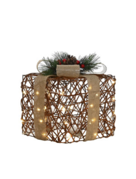 Paquete decorativo led 20cm mediano