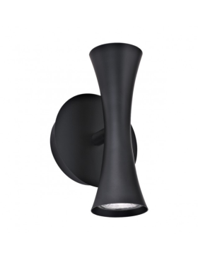 Aplique GU10 metal negro