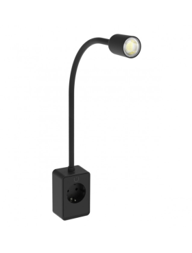 Aplique flexo led USB 3w 3000-4000-6000 kelvin regulable