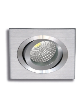 Empotrable de techo interior con portalámparas GU10 aluminio
