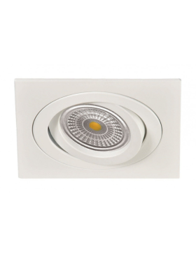 Empotrable de techo interior con portalámparas GU10 blanco