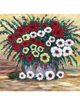 Cuadro JARRON DE FLORES Carlos Altisent 45x60 cm