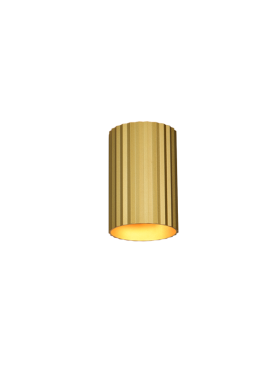 Aplique para bombilla led G9 metal dorado