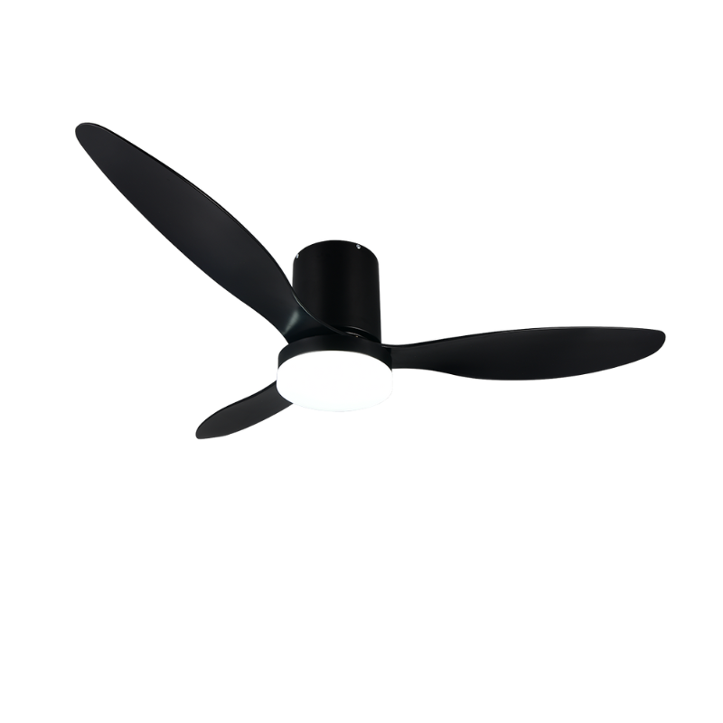 Ventilador Techo 91 Centímetros de Diámetro Motor DC 20 Watt 3 Aspas 6 Velocidades con Mando a Distancia y Temporizador negro - Imagen 4