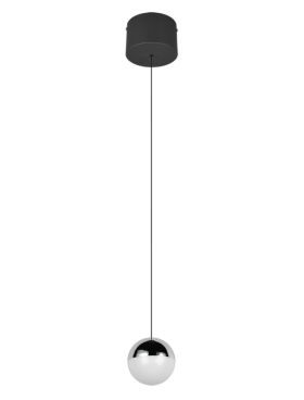 Lámpara colgante led 5 watts 4000 kelvin cromo