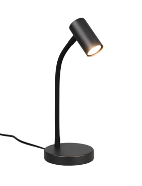 Sobremesa para bombilla GU10 negro