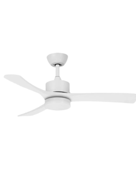 Ventilador Techo madera 106 Centímetros de Diámetro Motor DC 18 Watt 3 Aspas 6 Velocidades con Mando a Distancia y Temporizador madera blanco