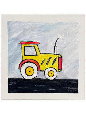 Cuadro TRACTOR Carlos Altisent 30x30 cm