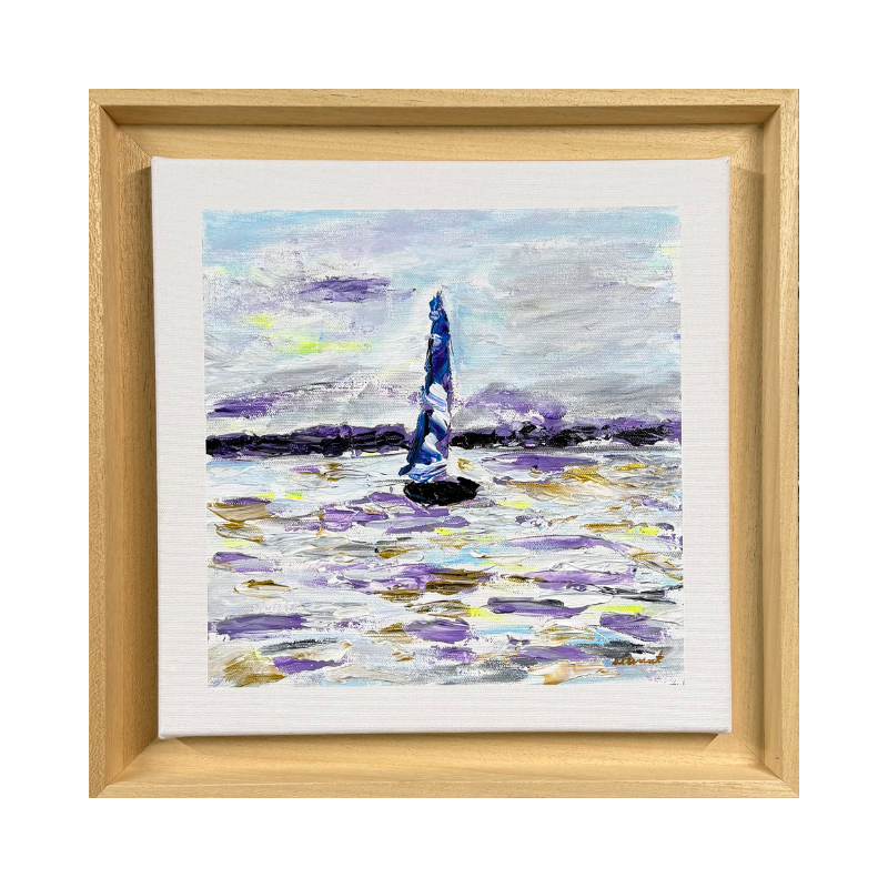 Cuadro BARCO NAVEGANDO Carlos Altisent 30x30 cm