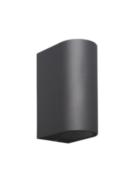Aplique Exterior LED IP54 2 Luces GU10 Gris oscuro