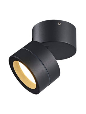 Foco aplique gris oscuro IP65 1L*GX53