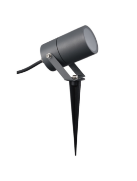Piqueta exterior gris oscuro IP65 GU10