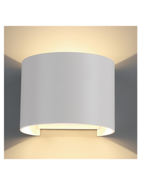 Aplique Exterior redondo dimable LED 12 Watts 2700 Kelvin 1100 Lumens Blanco