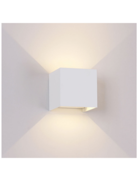 Aplique Exterior dimable LED 12 Watts 2700 Kelvin 1100 Lumens Blanco