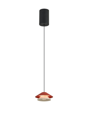 Lámpara colgante led largo ajustable 5 watts 3000 kelvin 550 lúmenes naranja