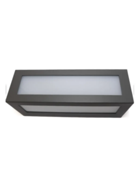 Aplique exterior 2x E27 gris oscuro oxion IP68
