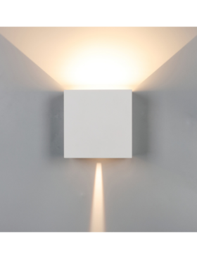 Aplique Exterior dimable LED 2*10 Watts 2700 Kelvin 1830 Lumens Blanco