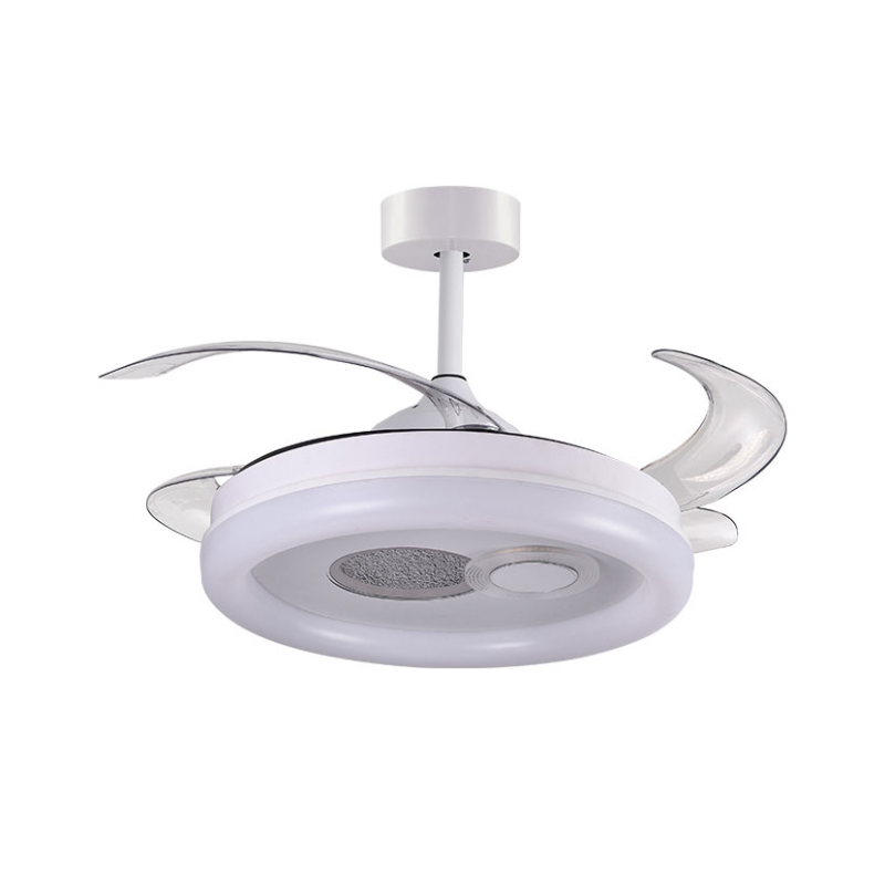Lámpara Ventilador de techo 108 Watt dimable 50/108cm mando a distancia blanco