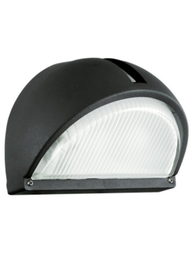 Aplique exterior E27 negro IP44