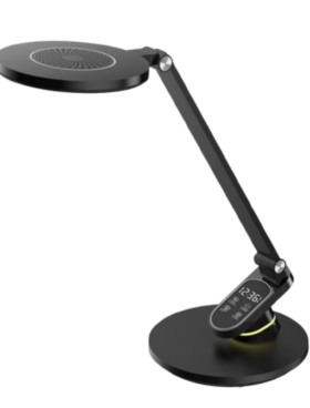 Flexo led 10 watts CCT dimable táctil con despertador negro