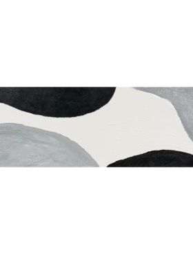 Cuadro ABSTRACTO MAREA GRIS Carlos Altisent 150x50 cm