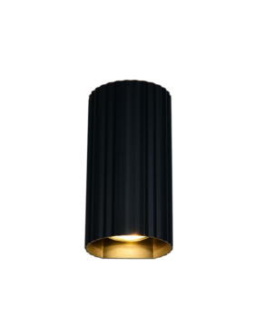 Aplique metálico 2x GU10 negro