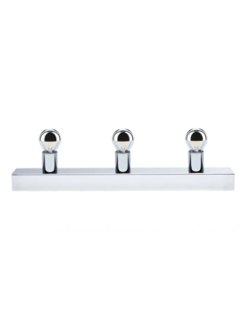 Aplique CAMERINO 3x E14 45cm cromo